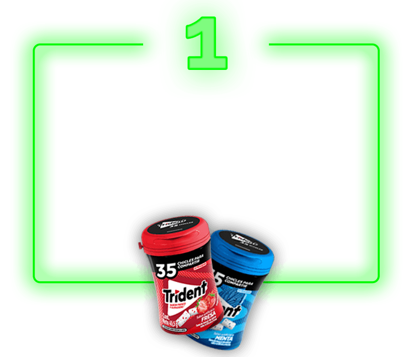 Compra 2 botellas de Trident x35